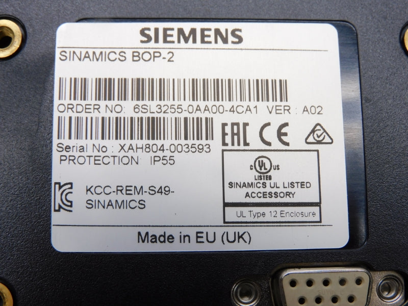 SIEMENS 6SL3255-0AA00-4CA1 NUPI