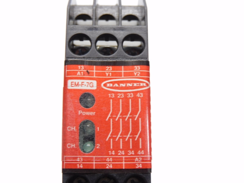 BANNER ENGINEERING EM-F-7G 24VAC/DC 2A NUPI