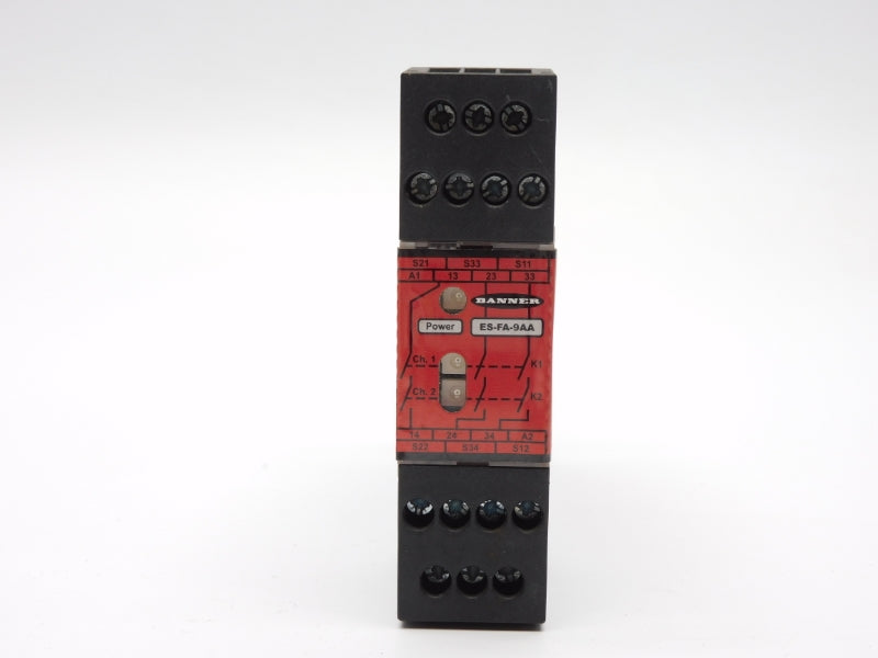 BANNER ENGINEERING ES-FA-9AA 24VAC/DC 6A (AS PICTURED) NUPI