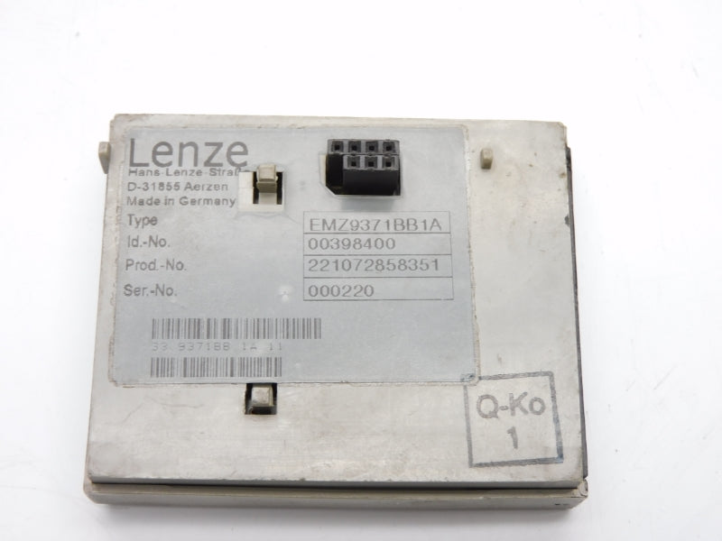 LENZE EMZ9371BB1A 00398400 UNMP