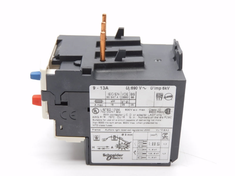TELEMECANIQUE LRD16 690V 9-13A NSMP