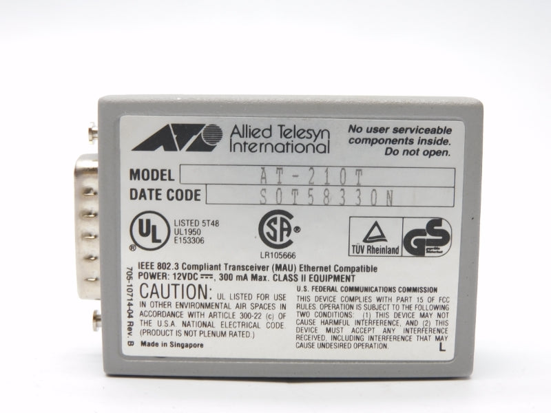 ALLIED TELESYN AT-210T 12VDC NSNP