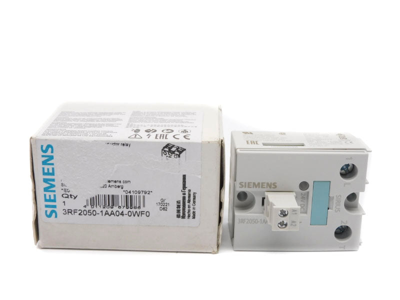 SIEMENS 3RF2050-1AA04-0WF0 24VDC 50A NSMP