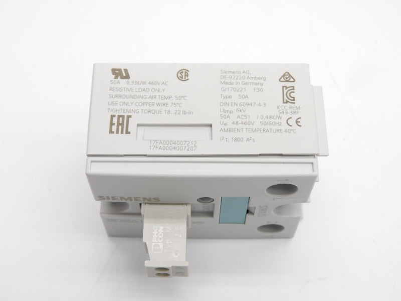SIEMENS 3RF2050-1AA04-0WF0 24VDC 50A NSMP
