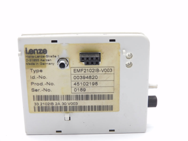 LENZE EMF2102IB-V003 00394820 24VDC UNMP