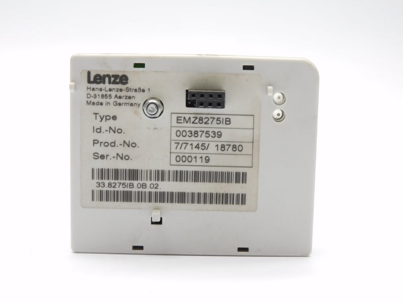 LENZE EMZ8275IB 00387539 UNMP