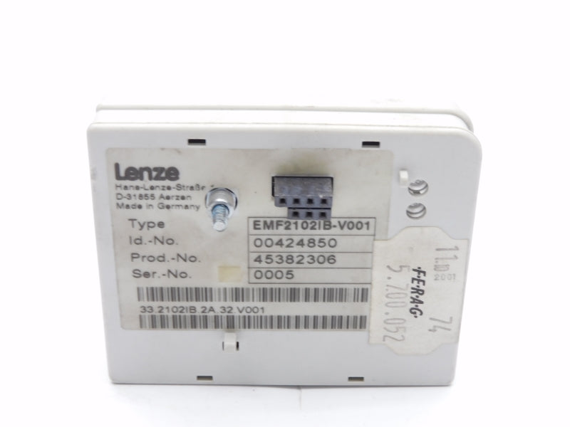 LENZE EMF2102IB-V001 00424850 24VDC UNMP