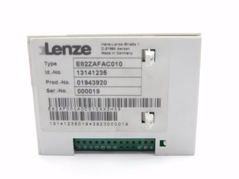 LENZE E82ZAFAC010 13141235 (NO TERMINAL) UNMP