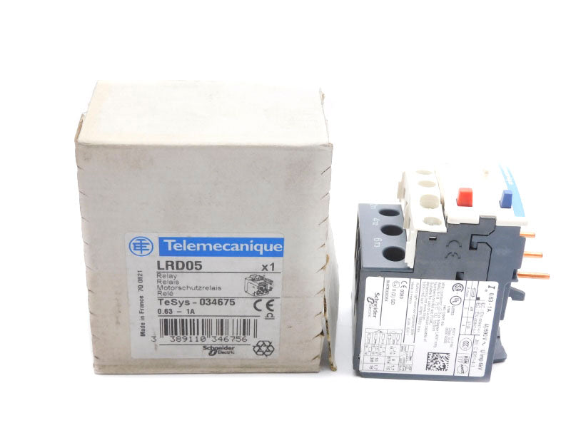 TELEMECANIQUE LRD05 690V 0.63-1A NSMP