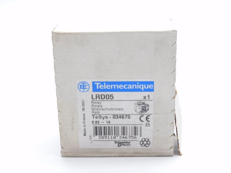 TELEMECANIQUE LRD05 690V 0.63-1A NSMP