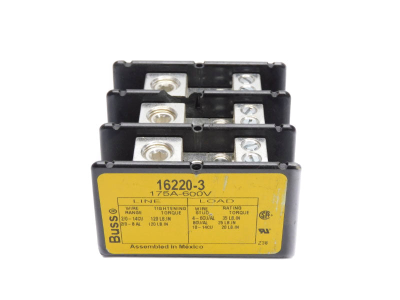 BUSS 16220-3 600V 175A (AS PICTURED) NSNP