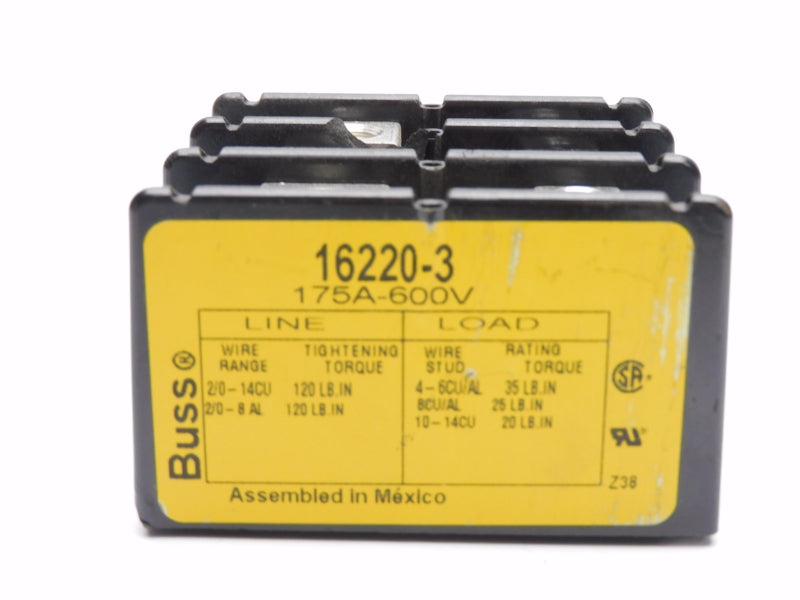 BUSS 16220-3 600V 175A (AS PICTURED) NSNP