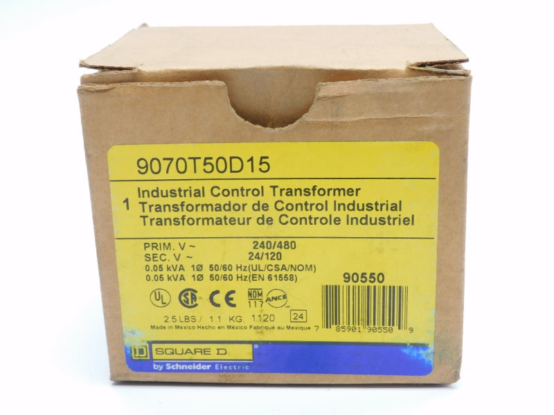 SQUARE D 9070T50D15 240/480V NSMP