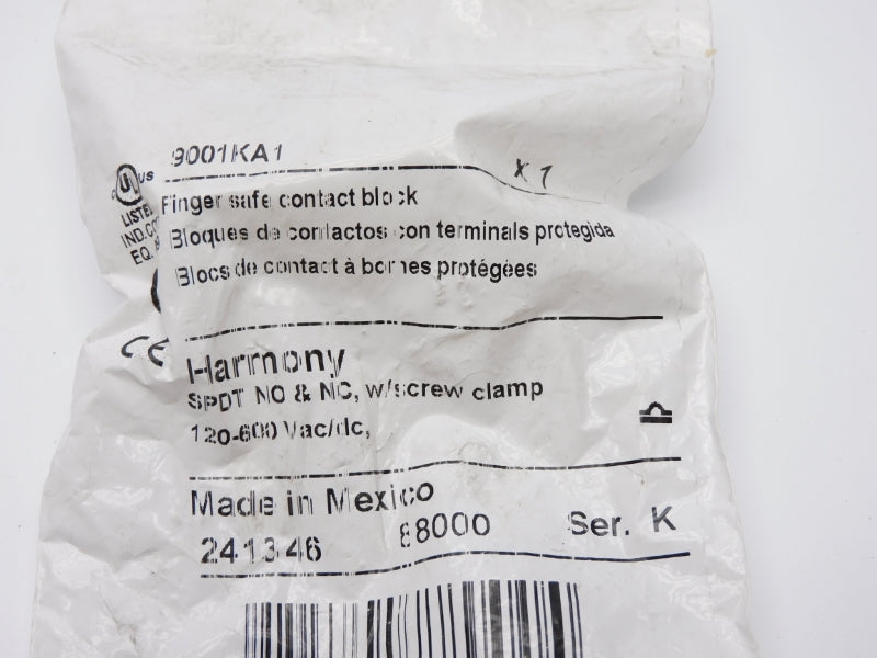 SCHNEIDER ELECTRIC 9001KA1 SER. K 120-600VAC/DC NSMP