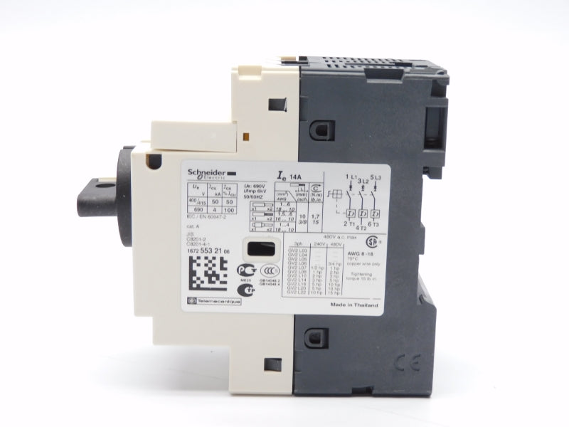 SCHNEIDER ELECTRIC GV2L16 690V 14A NSMP