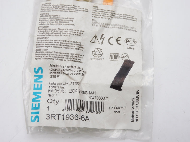 SIEMENS 3RT1936-6A NSMP
