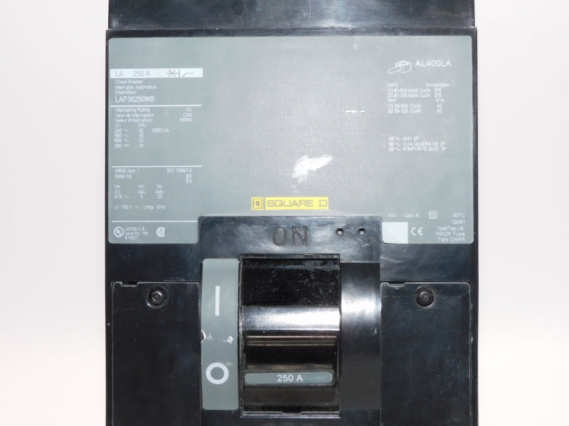 SQUARE D LAP36250MB 600V 250A (NO LUGS)(AS PICTURED) NSNP