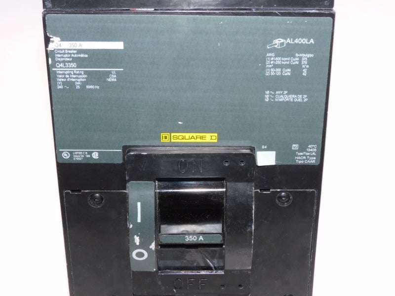 SQUARE D Q4L3350 240V 350A NSNP