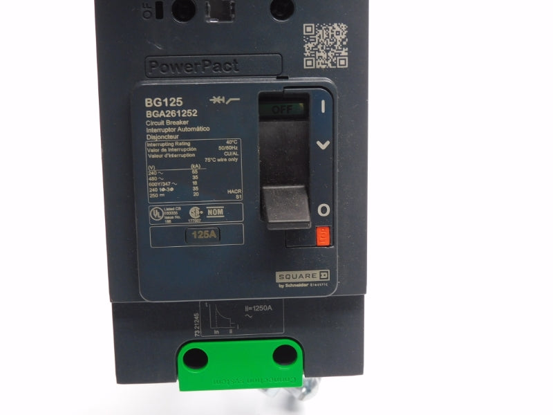 SQUARE D BGA261252 480V 125A NSNP