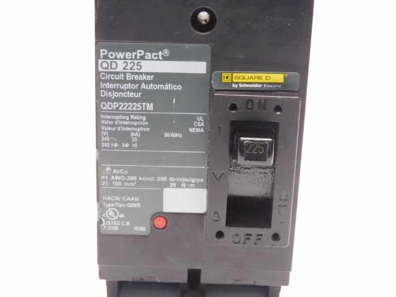 SQUARE D QDP22225TM 240V 225A UNMP