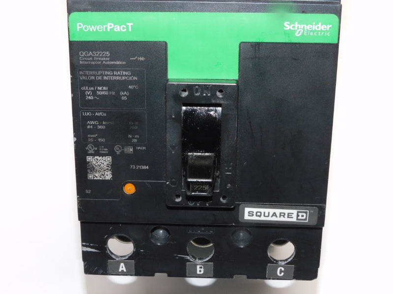 SQUARE D QGA32225 240V 225A (AS PICTURED) UNMP