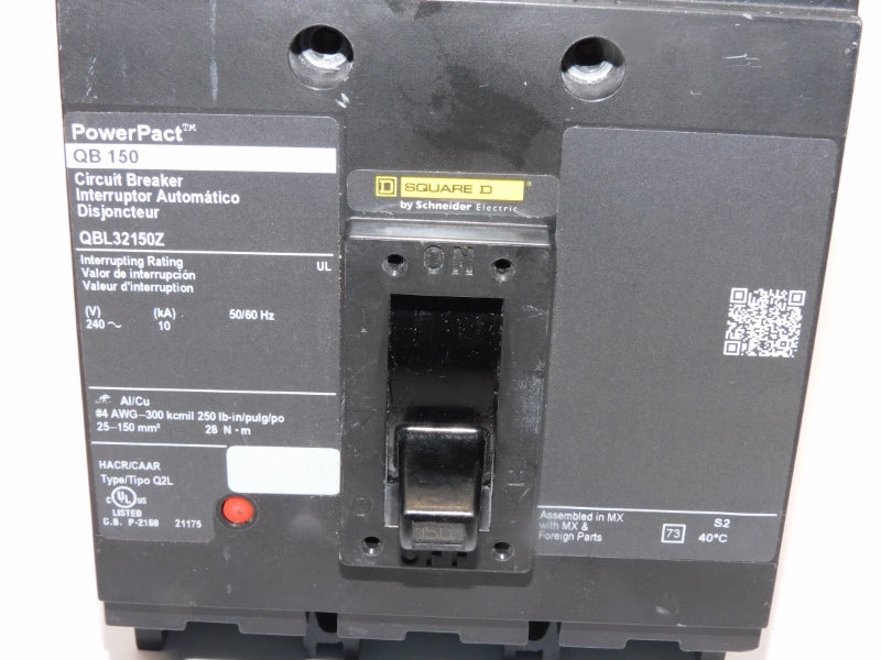 SQUARE D QBL32150Z 240V 150A (NO LUGS) UNMP