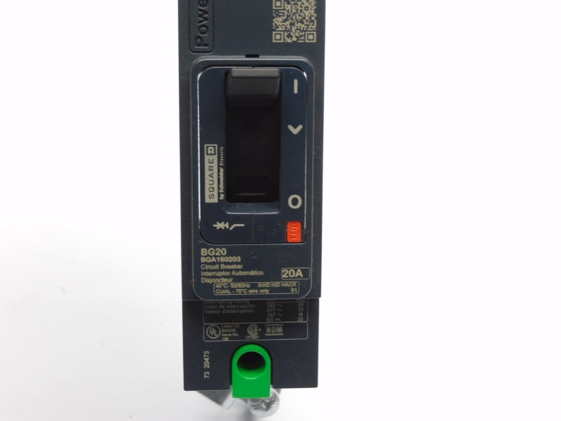 SQUARE D BGA160203 347V 20A NUPI