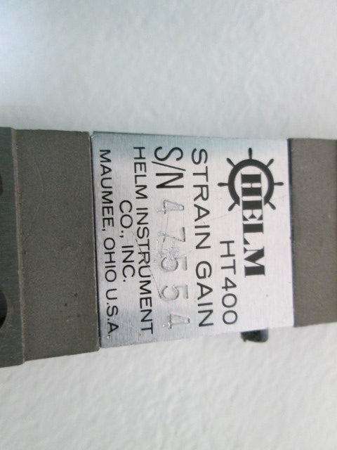 HELM STRAIN GAIN SENSOR HT400 (AS PICTURED) *USED*