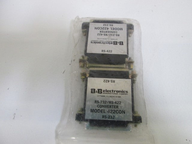 LOT OF 2 B&B ELECTRONICS CONVERTER 422CON *NEW IN BAG*