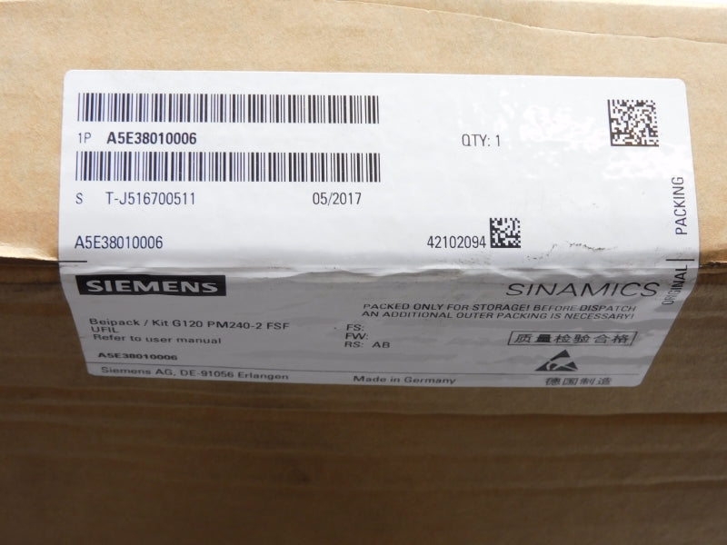 SIEMENS A5E38010006 NSFS