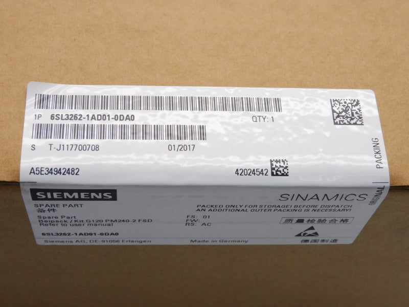 SIEMENS 6SL3262-1AD01-0DA0 NSFS
