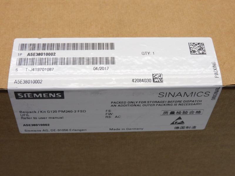 SIEMENS A5E38010002 NSFS