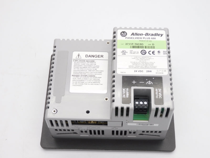 ALLEN BRADLEY 2711P-T6C5D SER. D 24VDC NSMP
