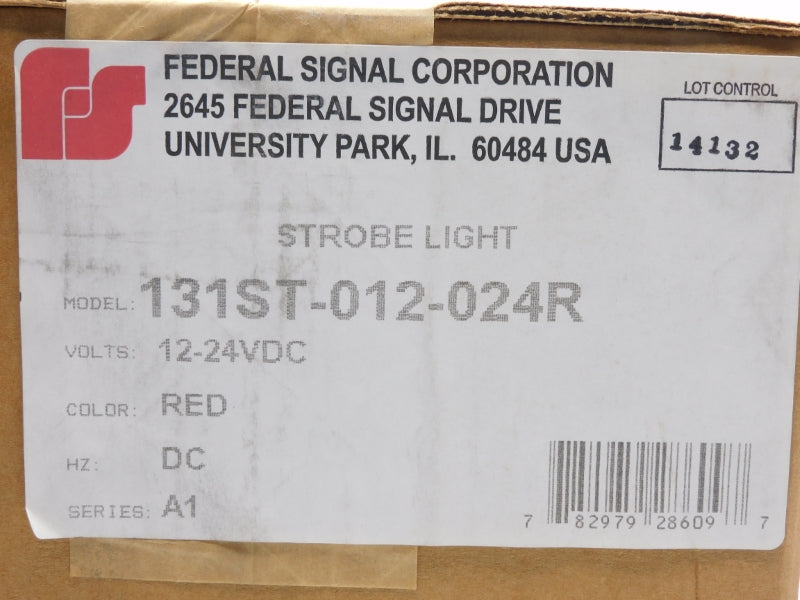 INDUSTRIAL SPARE PART 131ST-012-024R SER. A1 12-24VDC NSFS