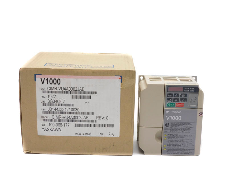 YASKAWA CIMR-VU4A0002JAB 380-480V 1.8/2.1A NSMP