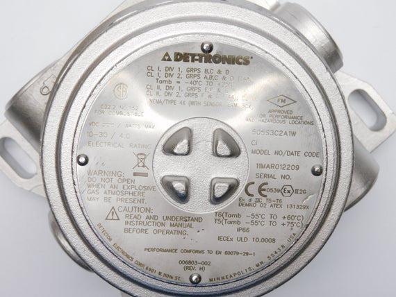 DET-TRONICS 505S3C2A1W 006748-010 10-30VDC NSMP