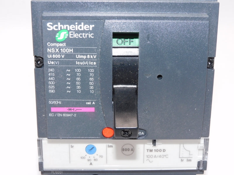 SCHNEIDER ELECTRIC LV429670 NSX100H 800V 800A NSMP