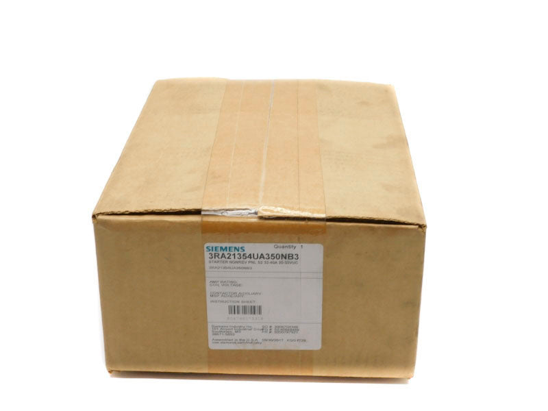 SIEMENS 3RA21354UA350NB3 20-33VUC 32-40A NSFS