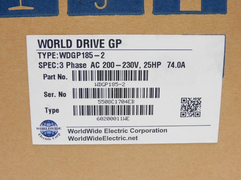 WORLDWIDE ELECTRIC WDGP185-2 200-230V 88A NSMP