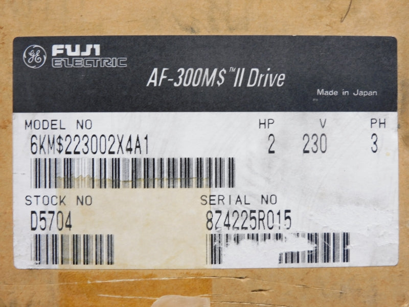FUJI ELECTRIC 6KMS223002X4A1 200-230V 12.6A NSMP