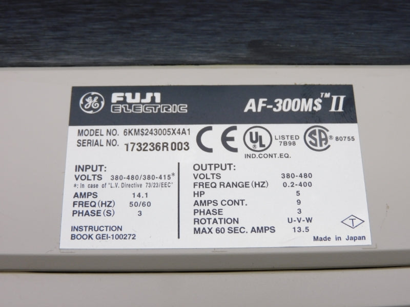 FUJI ELECTRIC 6KMS243005X4A1 380-480V 14.1A NSMP