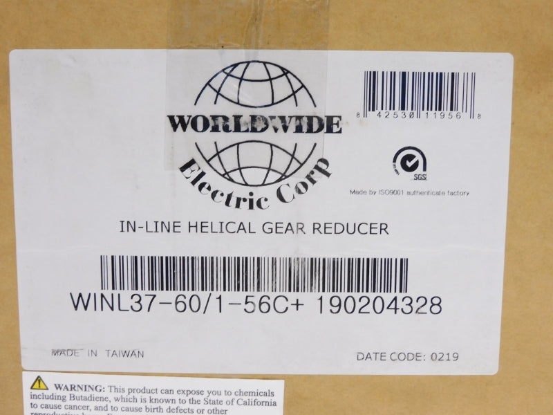 WORLDWIDE ELECTRIC WINL37-60/1-56C+ NSMP