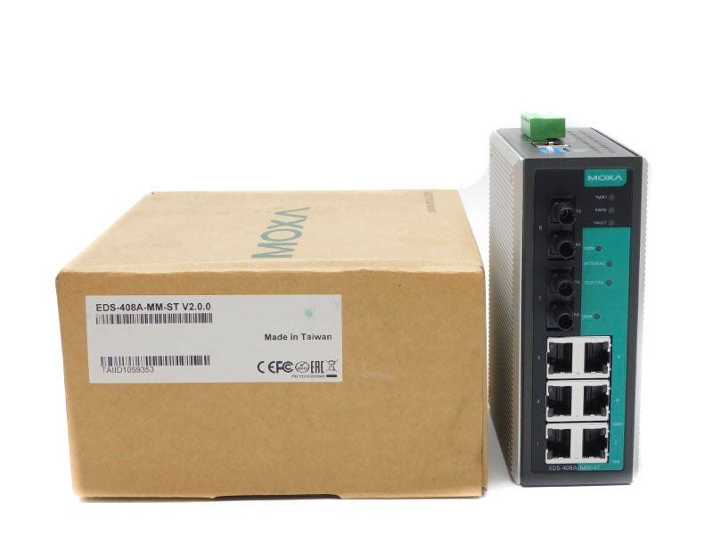 MOXA EDS-408A-MM-ST V2.0.0 48VDC 0.61A NSMP
