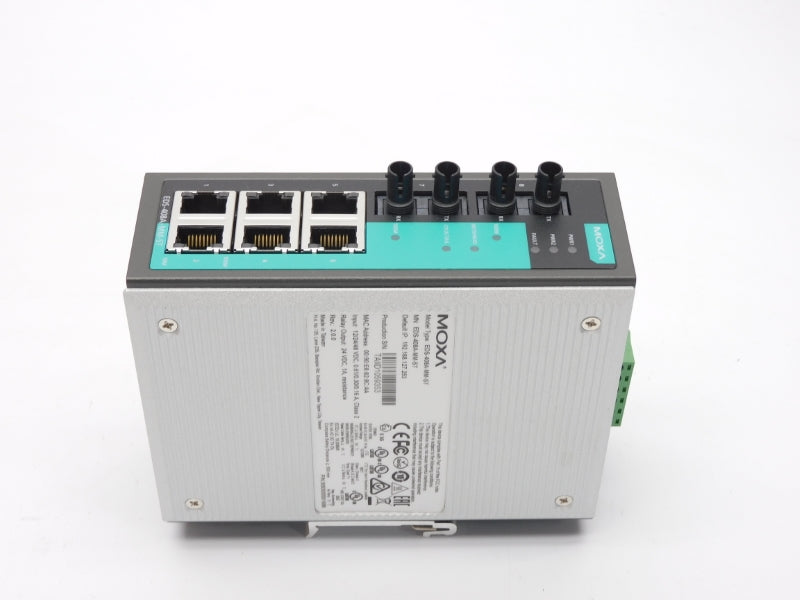 MOXA EDS-408A-MM-ST V2.0.0 48VDC 0.61A NSMP
