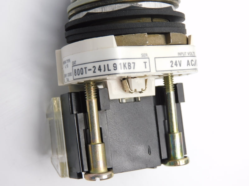 ALLEN BRADLEY 800T-24JAL91KB7AX SER. T 24V (GY/BL) NSMP