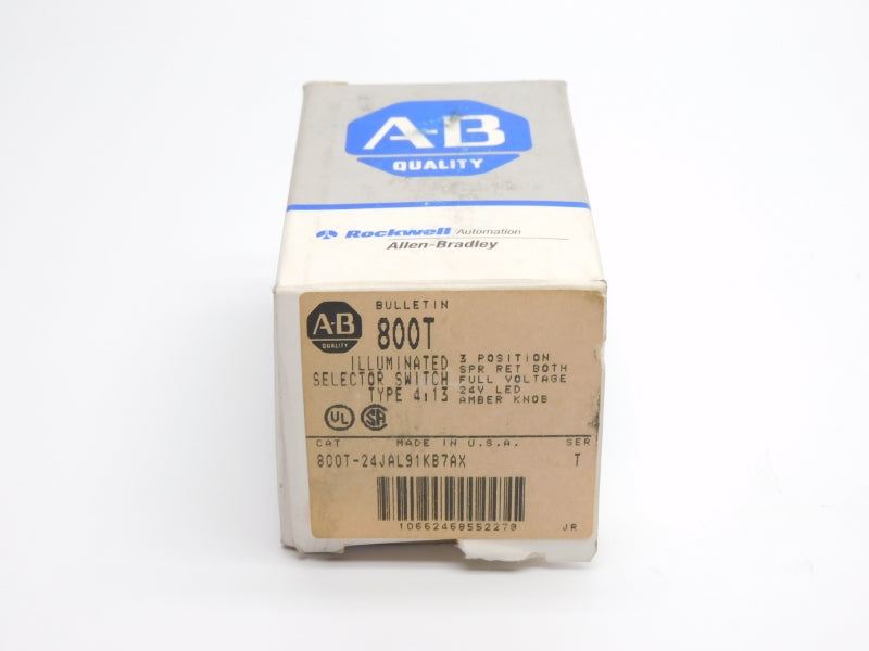 ALLEN BRADLEY 800T-24JAL91KB7AX SER. T 24V (GY/BL) NSMP