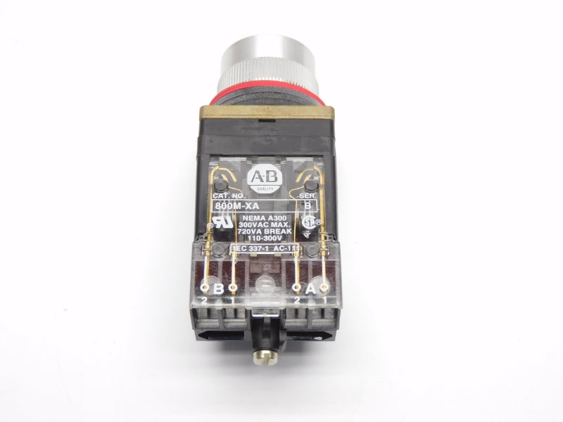 ALLEN BRADLEY 800MR-NX2QA SER. C 300VAC (GY/BL) NSMP