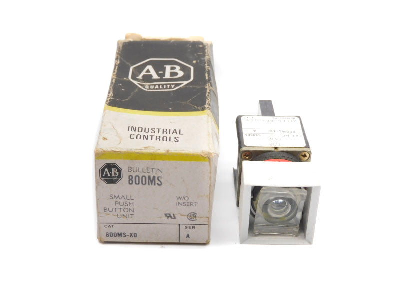 ALLEN BRADLEY 800MS-X0 SER. A (BK/YL) NSMP