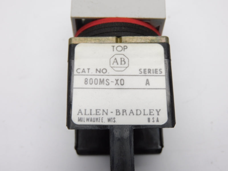 ALLEN BRADLEY 800MS-X0 SER. A (BK/YL) NSMP