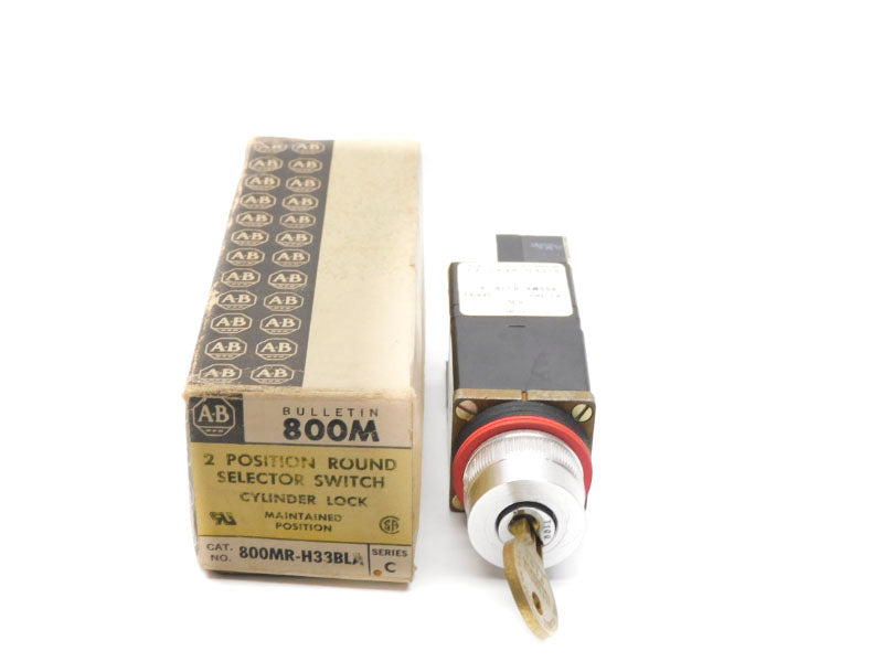 ALLEN BRADLEY 800MR-H33BLA SER. C 300VAC (BK/YL) NSMP